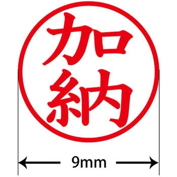 ネームキューブ ネーム印 印鑑 (カ) プラス(文具)
