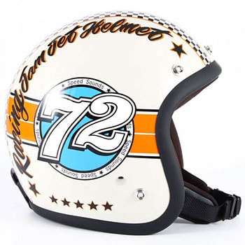 JJシリーズ デザイナーズ ジェットヘルメット 72JAM JET HELMET