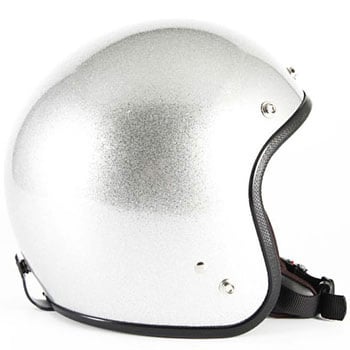 JPシリーズ シルバーフレーク ヘルメット 72JAM JET HELMET ジェット