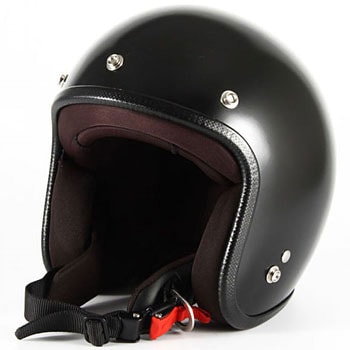 JPシリーズ オフブラック ヘルメット 72JAM JET HELMET