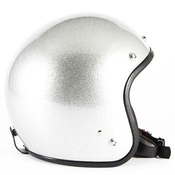 JPシリーズ シルバーフレーク ヘルメット 72JAM JET HELMET ジェット