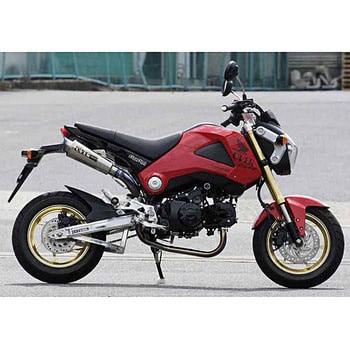 13-22-22R GP-PERFORMANCE RS-R フルチタン アップ OVER RACING フルエキゾーストタイプ  GROM(13-15)用 - 【通販モノタロウ】