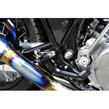 51-401-05B バックステップ 4ポジション タイプ2 OVER RACING ブラックアルマイト仕上げ色 SR400(FI)用 -  【通販モノタロウ】