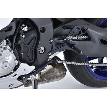 51-424-01B バックステップ 4ポジション OVER RACING ブラックアルマイト仕上げ色 YZF-R1(15)用 - 【通販モノタロウ】