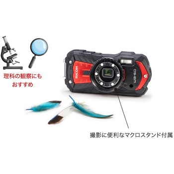 WG60 ブラック 防水防塵デジタルカメラ WG-60 1個 リコー(RICOH