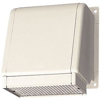 有圧換気扇システム部材 風圧シャッター付ウェザーカバー 標準タイプ 鋼板タイプ 三菱電機