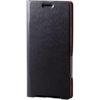 PM-XZ2PLFUBK Xperia XZ2 ソフトレザーカバー 薄型 磁石付 1個