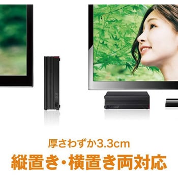 在庫特価】 バッファロー HD-NRLD3.0U3-BA PC TV用 外付けHDD 3TB ...