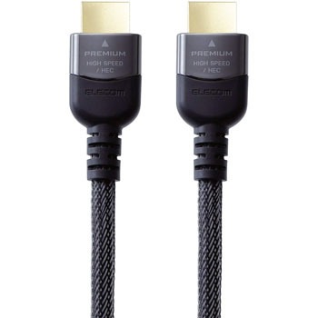 DH-HDP14E50BK HDMI�P�[�u�� 4K�Ή� �v���~�A�� RoHS �u���b�N �G���R�� �����b�L 31601274