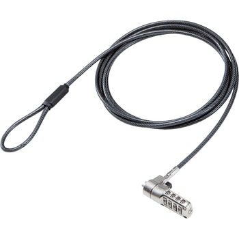 ESL-402 セキュリティワイヤー ダイヤル錠 NanoSaver(2.5×6)互換