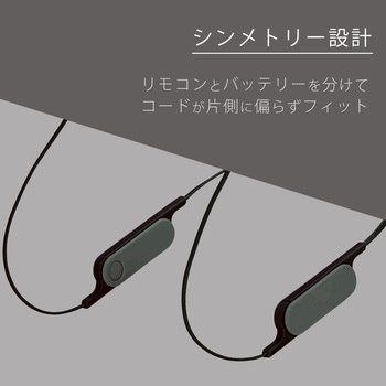 ワイヤレスイヤホン Bluetooth マイク付き FASTMUSIC bund iPhone android エレコム