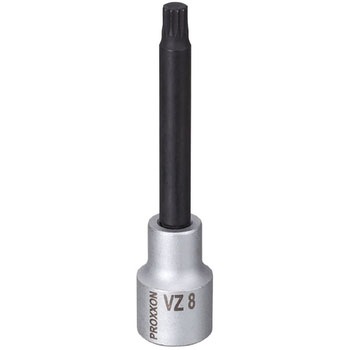 XZN(スプライン)トリプルスクエアビットソケット 1/2 ロング PROXXON(プロクソン)