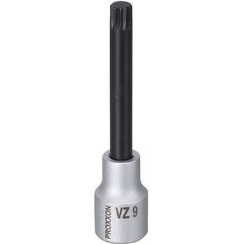 XZN(スプライン)トリプルスクエアビットソケット 1/2 ロング PROXXON(プロクソン)