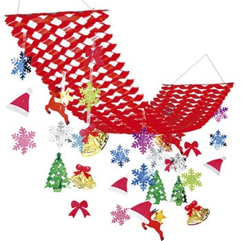 バリュークリスマスプリーツハンガー アルファ[販促]