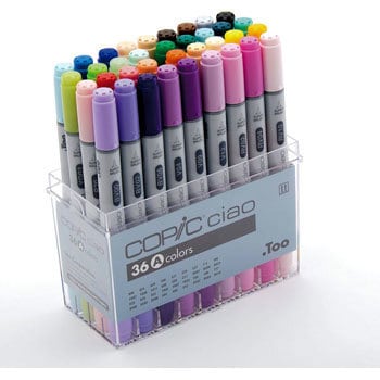 12503003 カラーペン コピックチャオ 36色セット 1セット Copic