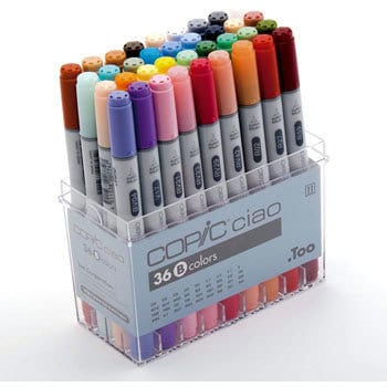 12503004 カラーペン コピックチャオ 36色セット 1セット Copic 