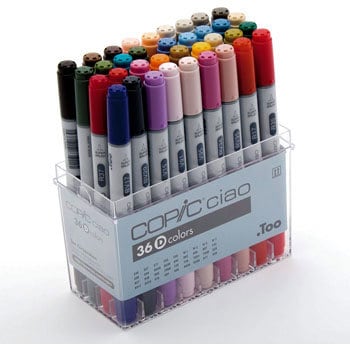 12503006 カラーペン コピックチャオ 36色セット 1セット Copic