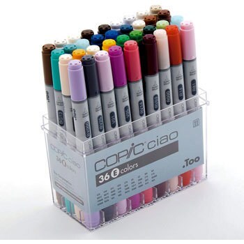 12503007 カラーペン コピックチャオ 36色セット 1セット Copic