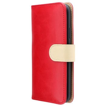 iPhone XS/iPhone X PUレザーベルト回転ブックケース「BOOK SPIN」  ストラップホール付 スタンド機能 LEPLUS