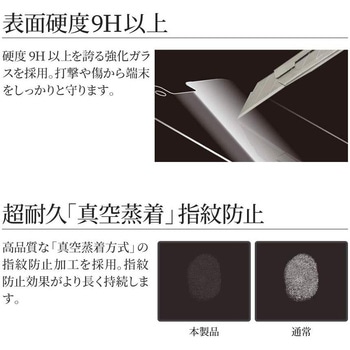 iPhone XS Max ガラスフィルム 「GLASS PREMIUM FILM」 衝撃吸収 LEPLUS