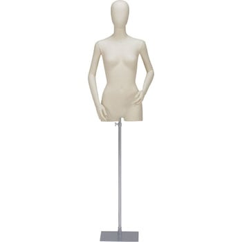 婦人ウエストリフトシステムトルソ 頭付 アイボリー塗装 サンクリエイト