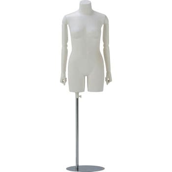 LT93-A7W-S78 婦人ラージサイズトルソ 白艶消し塗装 サンクリエイト 31835835