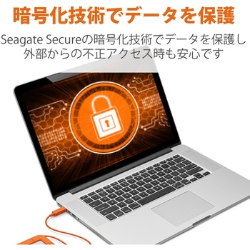 HDD (ハードディスク) 外付け ポータブル 2TB タイプC 耐衝撃 Rugged SECURE USB3.1 LaCie LaCie(ラシー)