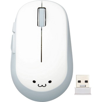 ワイヤレスマウス 無線 2.4GHz USB 5ボタン ブルーLED 左右対称 両利き対応 EPRIM Chromebook 対応認定 エレコム