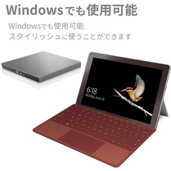 DVDドライブ CD M-DISC ポータブル TypeCケーブル付 USB3.0 ロジテック ロジテック