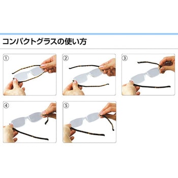 ナンニーニ 折りたたみ老眼鏡 コンパクトグラス2 サイモン