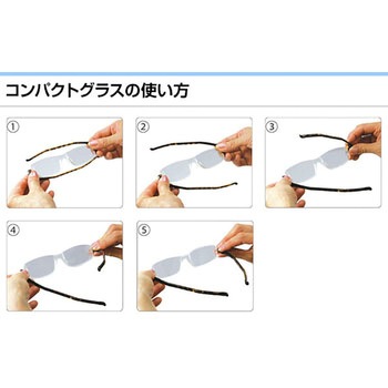 ナンニーニ 折りたたみ老眼鏡 コンパクトグラス2 サイモン