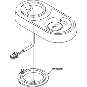 TH5E0009 スイッチユニット(旧品番：5E000009) TOTO 洗面所用 - 【通販