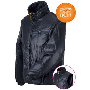 ヒーターブルゾン ユニット ヒートジャケット ベスト 通販モノタロウ Wt 32 L