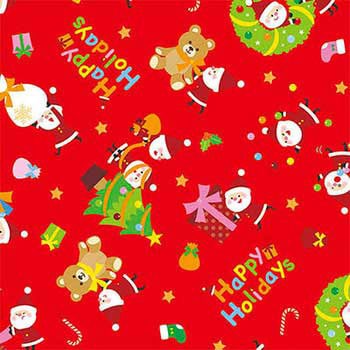 クリスマス包装紙 半才 ササガワ