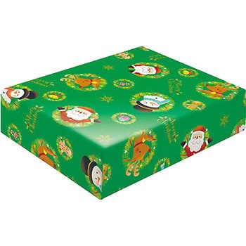 クリスマス包装紙 半才 ササガワ
