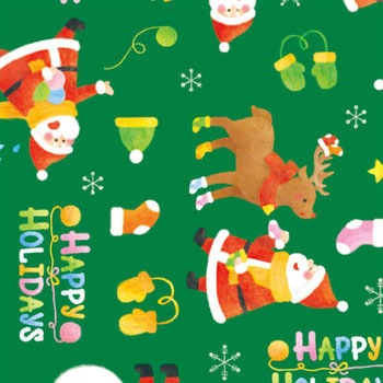 クリスマス包装紙 半才 ササガワ