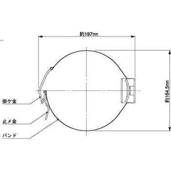消火器ブラケットバンド式 ヤマトプロテック