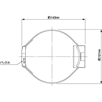 消火器ブラケットバックル式 ヤマトプロテック