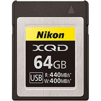 XQDメモリーカード64GB MC-XQ64G XQDメモリーカード 1個 Nikon(ニコン ...