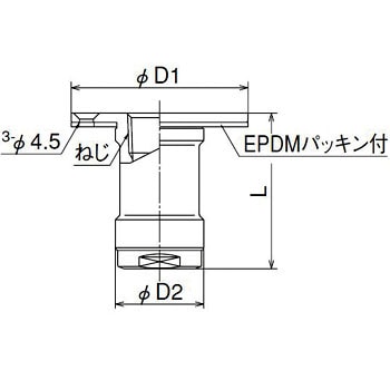 WJ8-1313-S WJ8型 配管アダプター黄銅 1個 オンダ製作所 【通販サイト