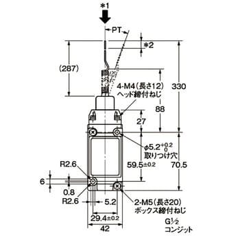 新品 OMRON オムロン D4A-3112N 用リミットスイッチ保証-