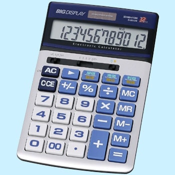 D-5512M 利益計算電卓 ジャストサイズ12桁 1個 サンジェルマン 【通販 