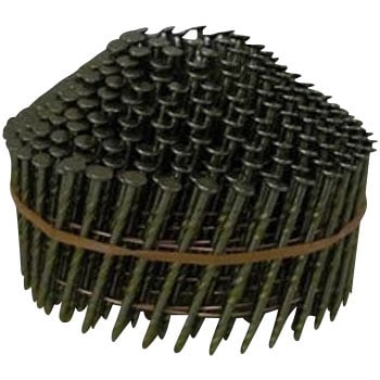 MN25-65SC ロールネイル ワイヤー連結釘 鉄(スクリュータイプ) 1箱(300