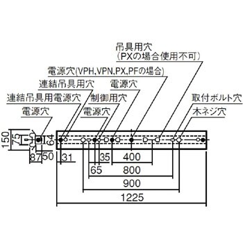 蛍光灯反射笠付器具 FHF32形×2灯 Hfインバーター式