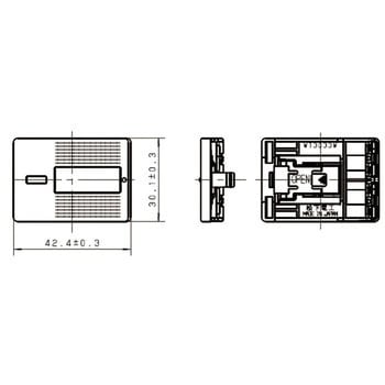 WT3033W スイッチハンドル(表示付ネーム付) 1個 パナソニック