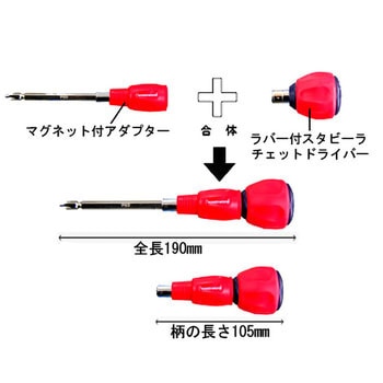高儀 HANDIWORK 合体式 2WAY ラチェットドライバー RDR-200
