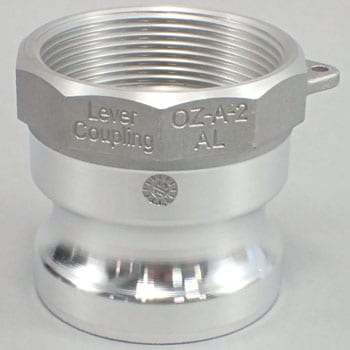 メスネジ型アダプター アルミニウム 小澤物産(OZC) レバーカップリング 