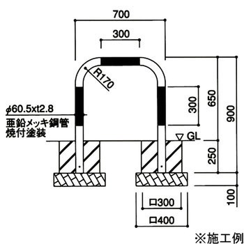 エクセレントバリカー ゲート(スチール製) 片岡産業