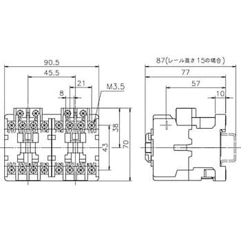 可逆形電磁接触器 戸上電機製作所 【通販モノタロウ】