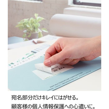 ラベルシールプリンタ兼用 マット紙 気配りdmラベル 1冊 100シート エーワン 通販サイトmonotaro